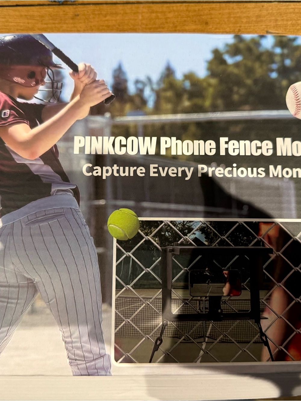 Phone Fence Mount Clip - Black